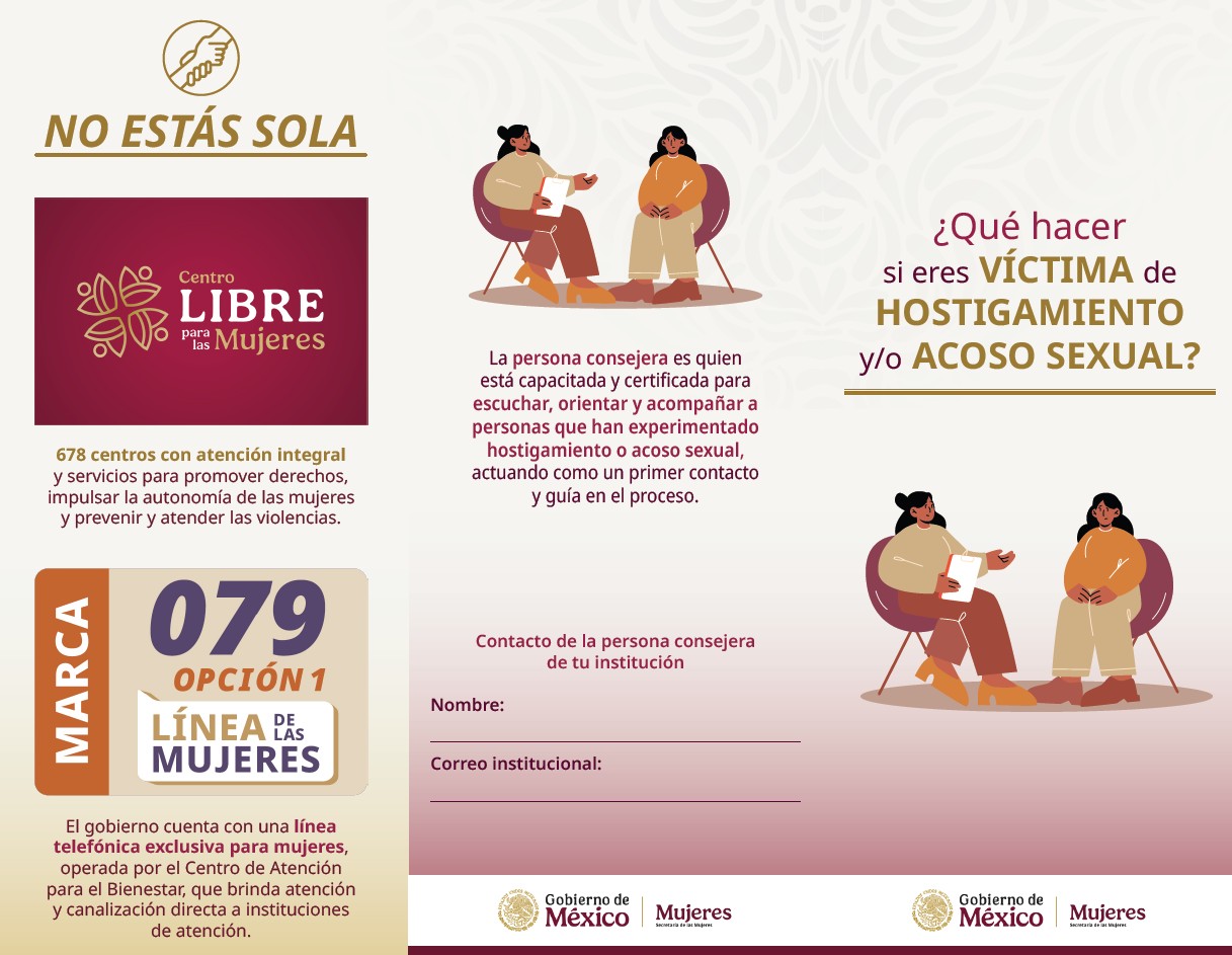 ¿Qué hacer si eres víctima de hostigamiento y/o acoso sexual?